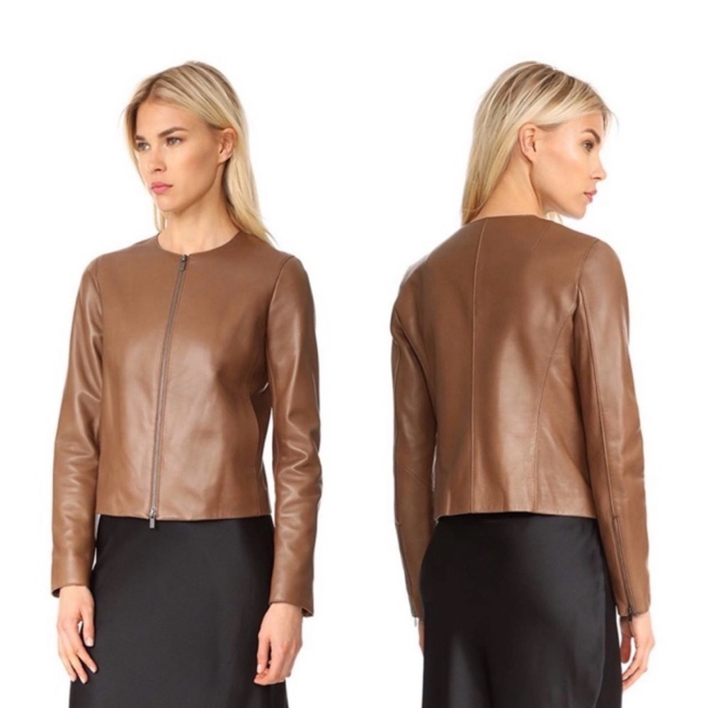 VINCE Leather Women's Jacket